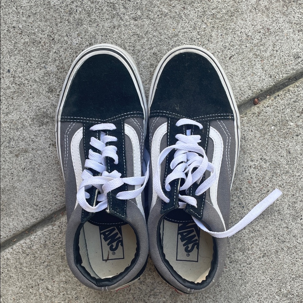Vans Two-Tone Black & Gray Old Skool Sneakers